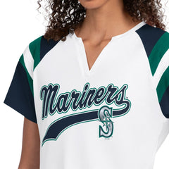 Seattle Mariners Starter Women's Game On Notch Neck T-Shirt On Sale