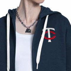Minnesota Twins Starter Women's Wishbone Full-Zip Hoodie Lifestyle