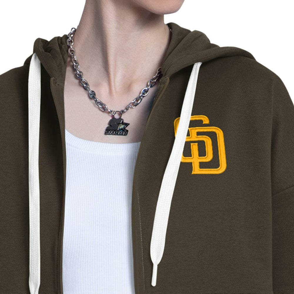 San Diego Padres Starter Women's Wishbone Full-Zip Hoodie for sale