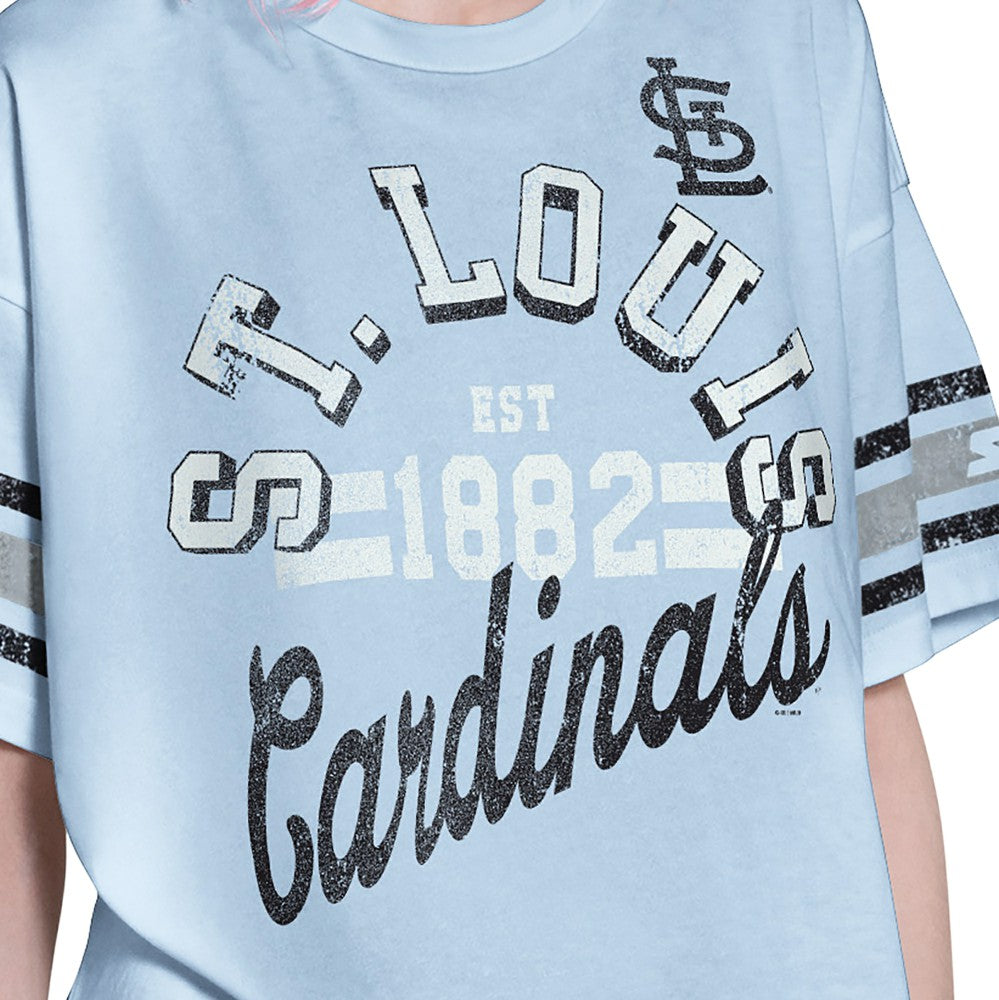 St. Louis Cardinals Starter Women's Cropped Hurry Up Offense T-Shirt Near Me