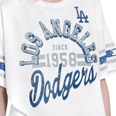 Los Angeles Dodgers Starter Women's Cropped Hurry Up Offense T-Shirt discount