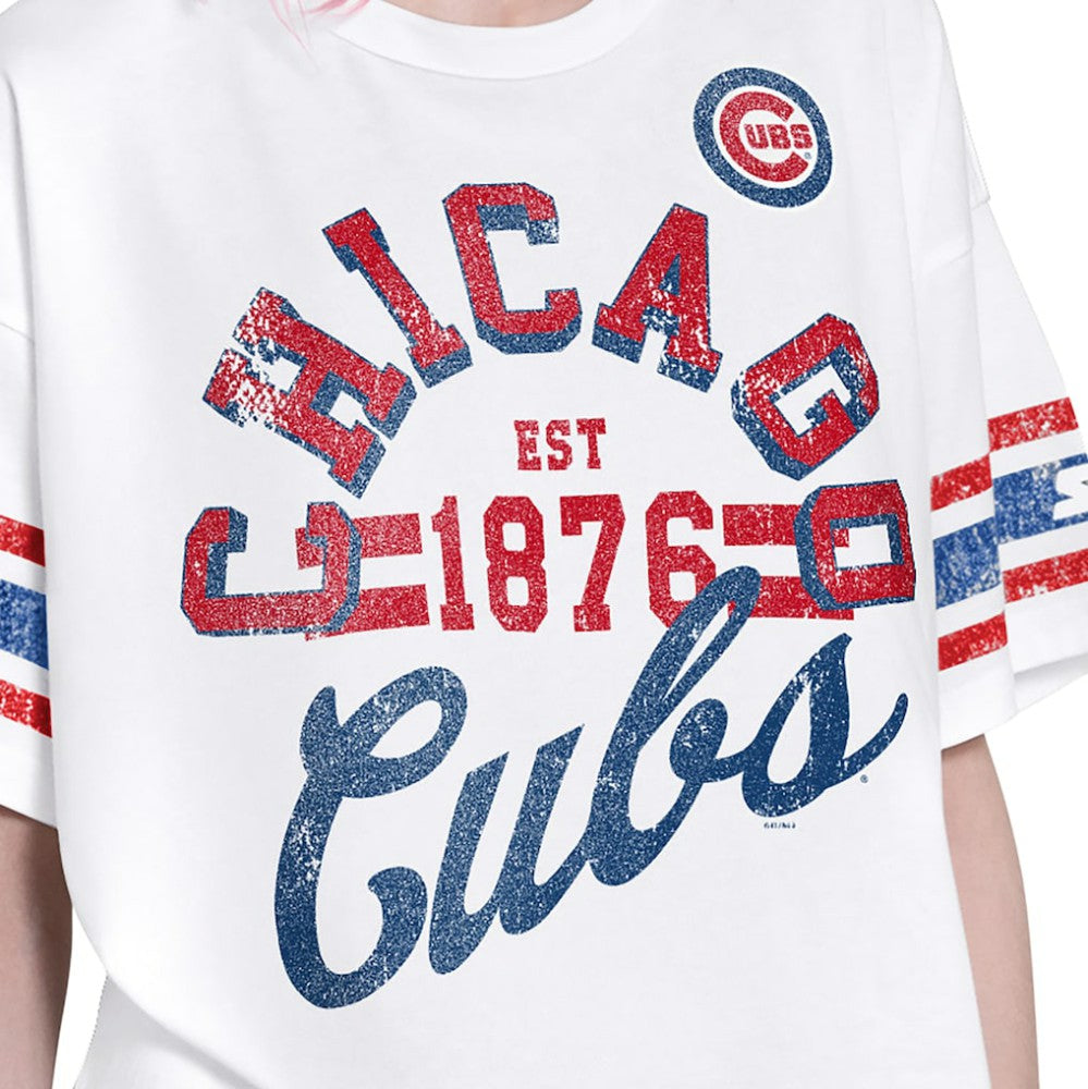 Chicago Cubs Starter Women's Cropped Hurry Up Offense T-Shirt discount