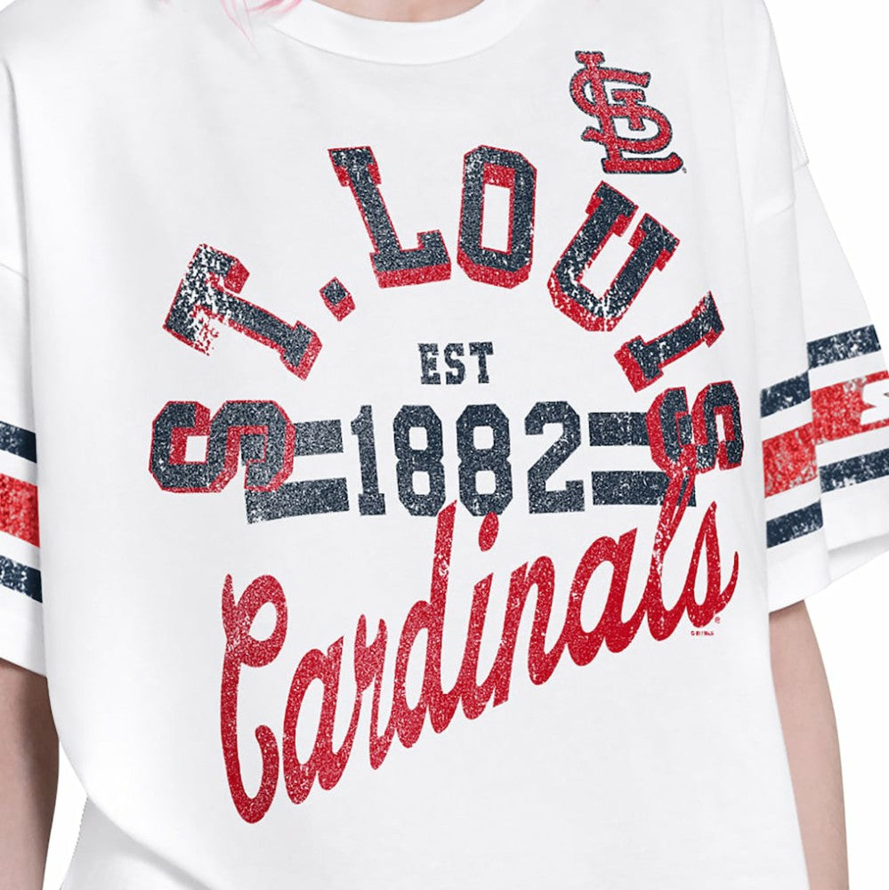 St. Louis Cardinals Starter Women's Cropped Hurry Up Offense T-Shirt Online