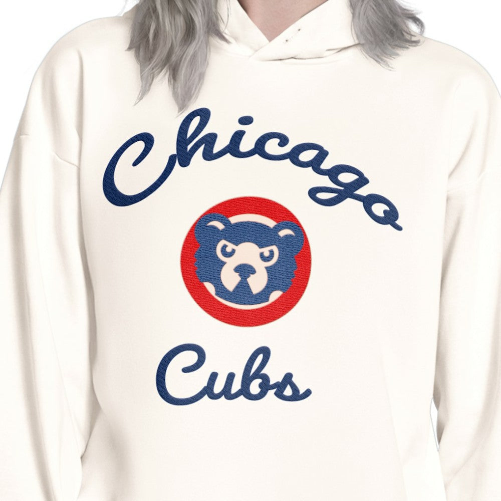 Chicago Cubs Starter Women's Baseline Hoodie Sweatshirt Online