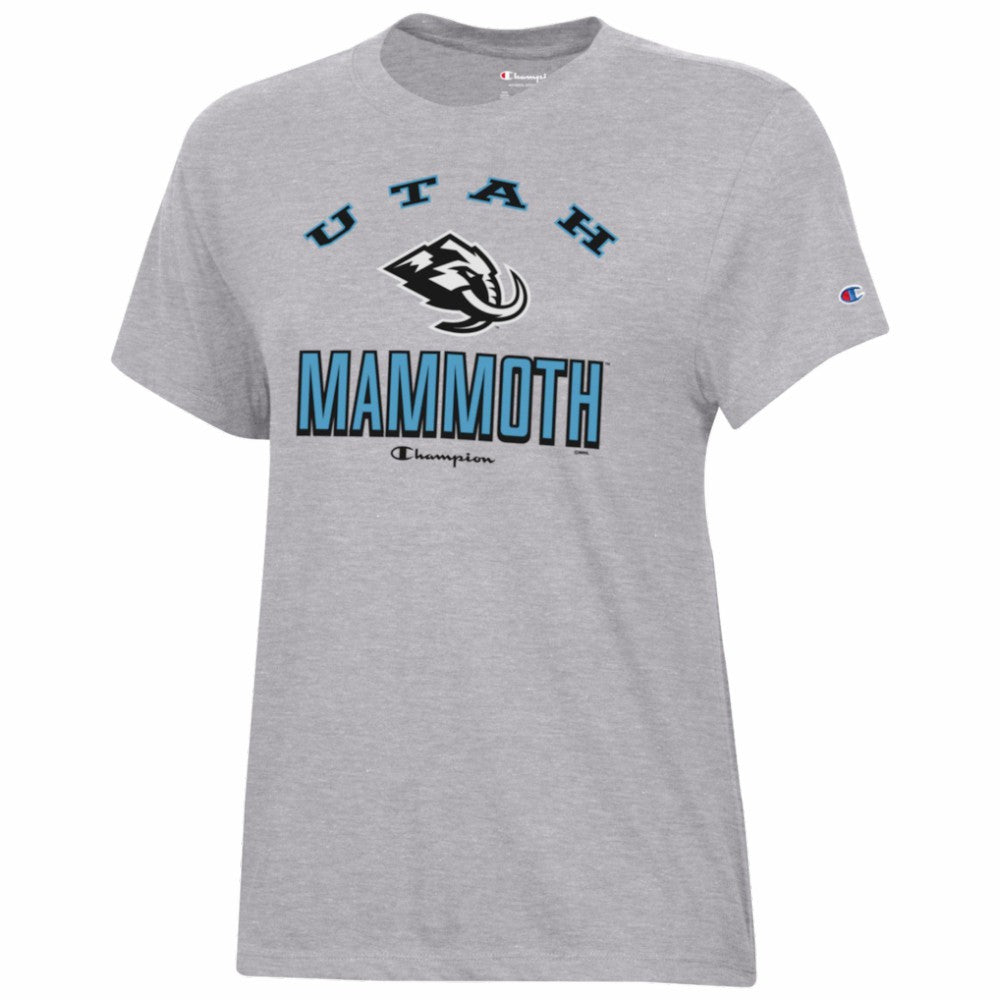 Utah Mammoth - Champion Women's Core T-Shirt Gray