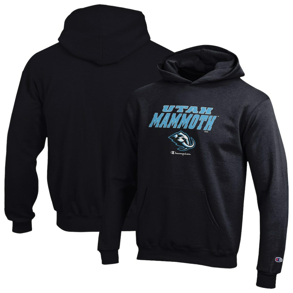 Utah Mammoth - Champion Youth Eco Powerblend Hoodie Black
