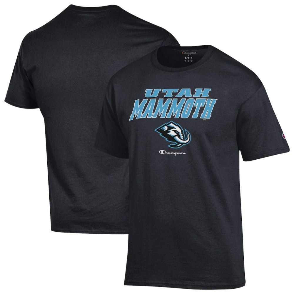 Utah Mammoth - Champion Jersey T-Shirt Black