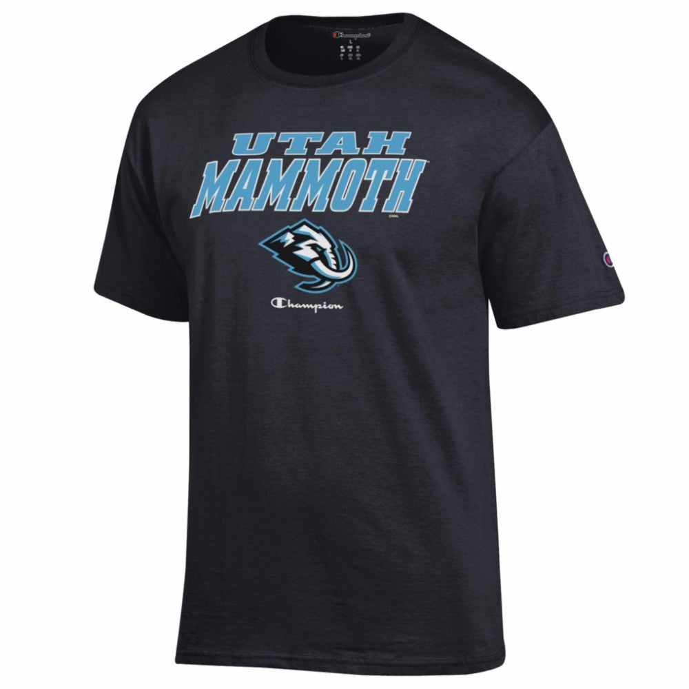 Utah Mammoth - Champion Jersey T-Shirt Black