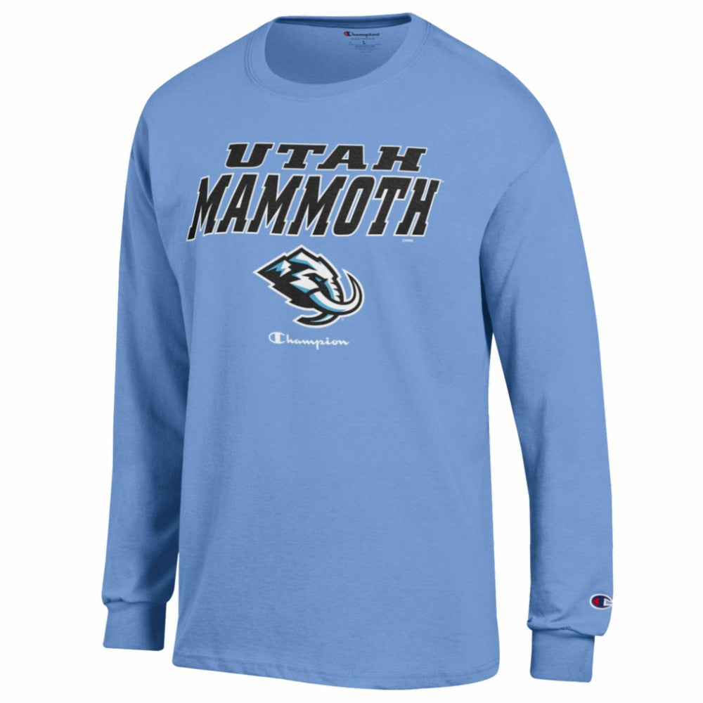 Utah Mammoth - Champion Jersey Long Sleeve T-Shirt Blue
