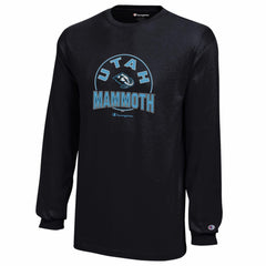 Utah Mammoth - Champion Youth Jersey Long Sleeve T-Shirt Black