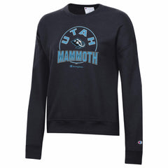 Utah Mammoth - Champion Women's Powerblend Fleece Sweatshirt Black