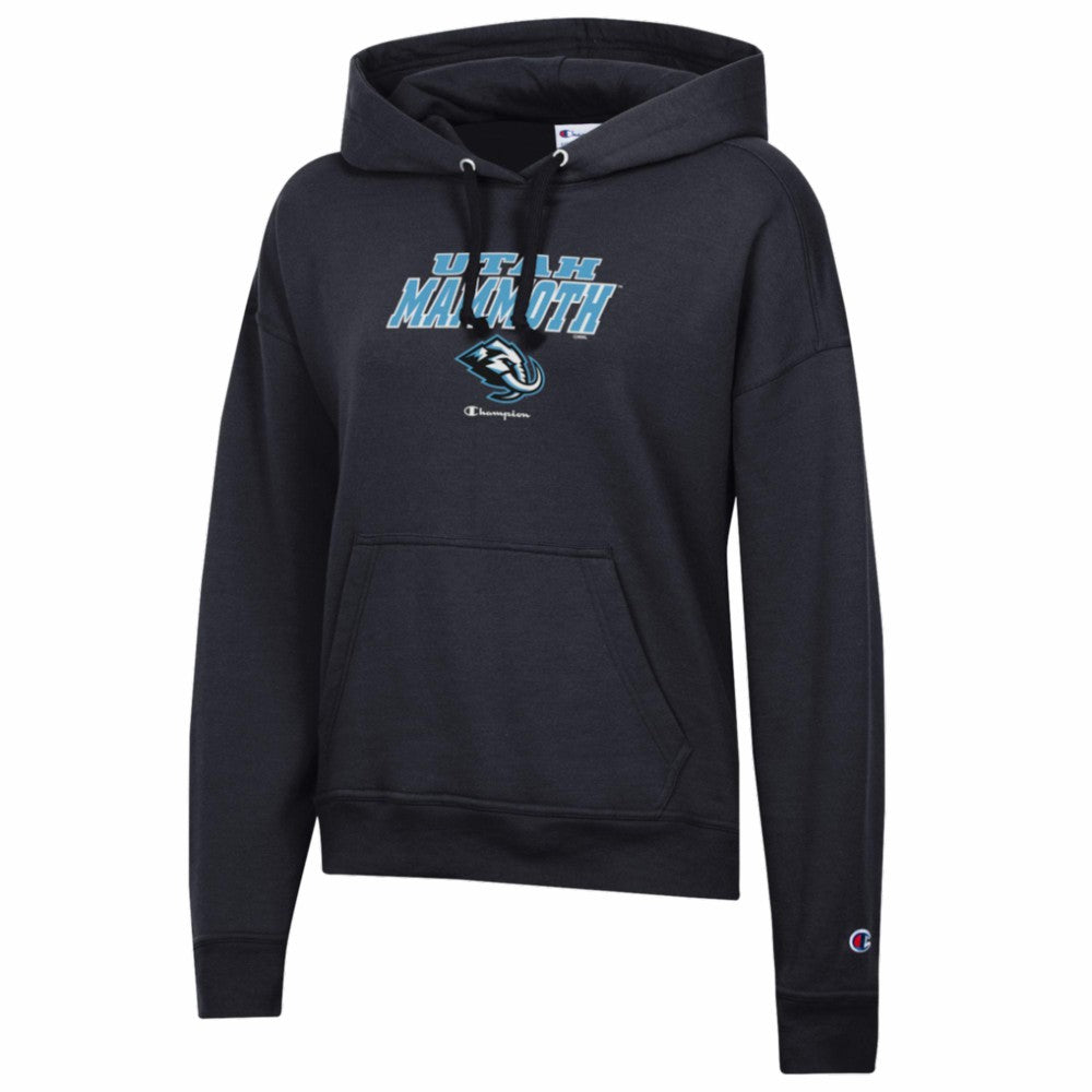 Utah Mammoth - Champion Women's Powerblend Fleece Hoodie Black