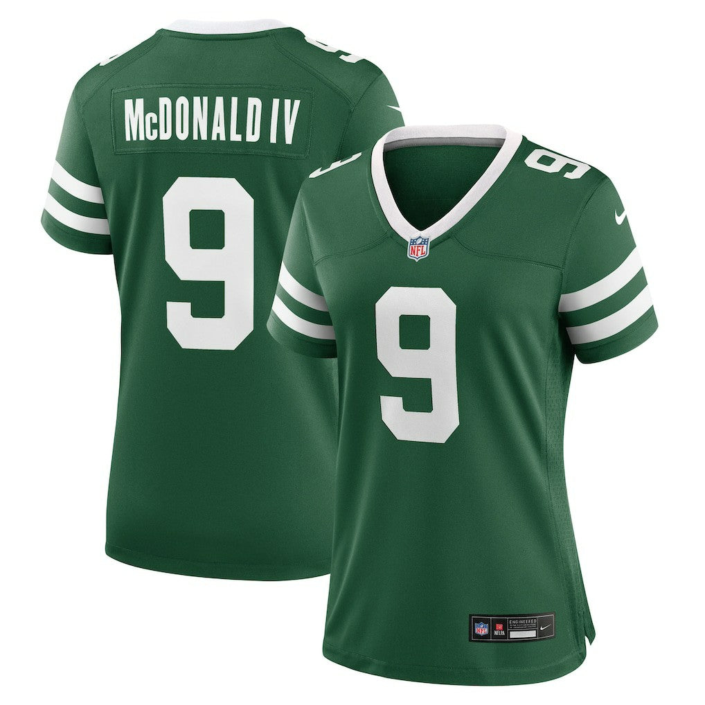 Will McDonald IV New York Jets Women's Team Game Jersey Legacy Green - Nike
