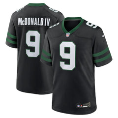 Will McDonald IV New York Jets Alternate Game Jersey Legacy Black - Nike