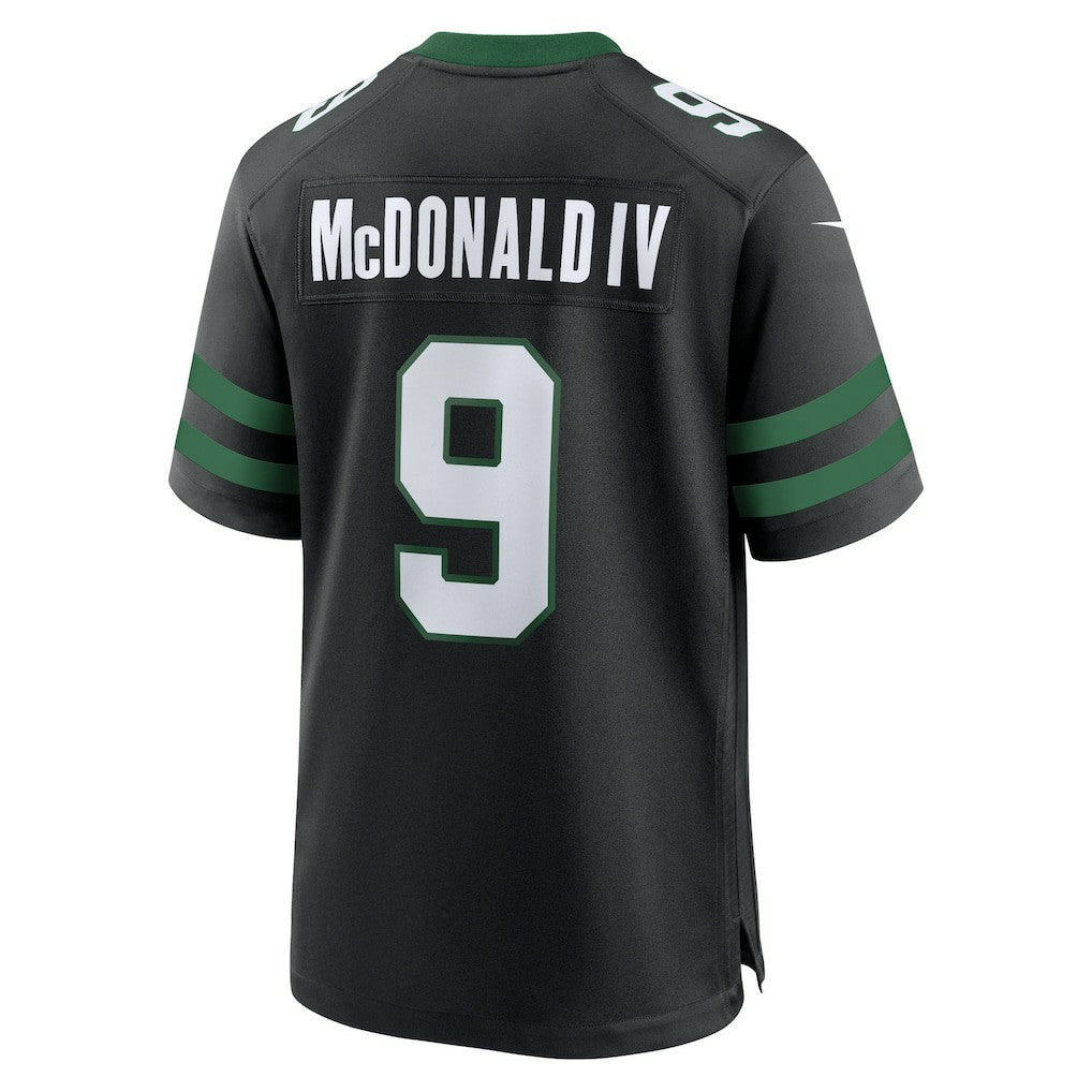 Will McDonald IV New York Jets Alternate Game Jersey Legacy Black - Nike