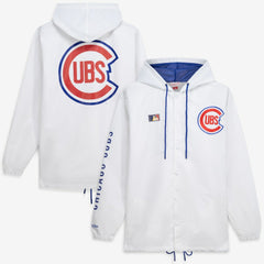 Chicago Cubs Mitchell & Ness Big & Tall Full-Snap Hooded Jacket Sale