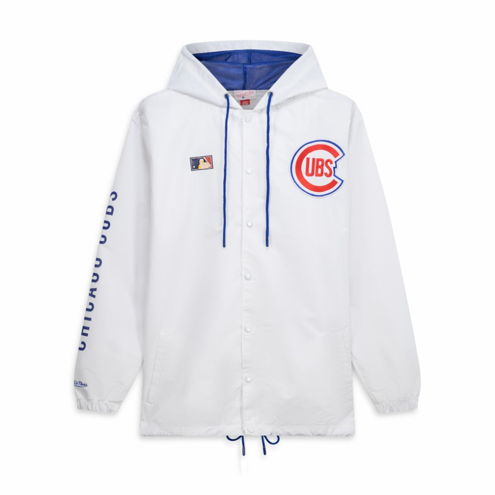 Chicago Cubs Mitchell & Ness Big & Tall Full-Snap Hooded Jacket Sale
