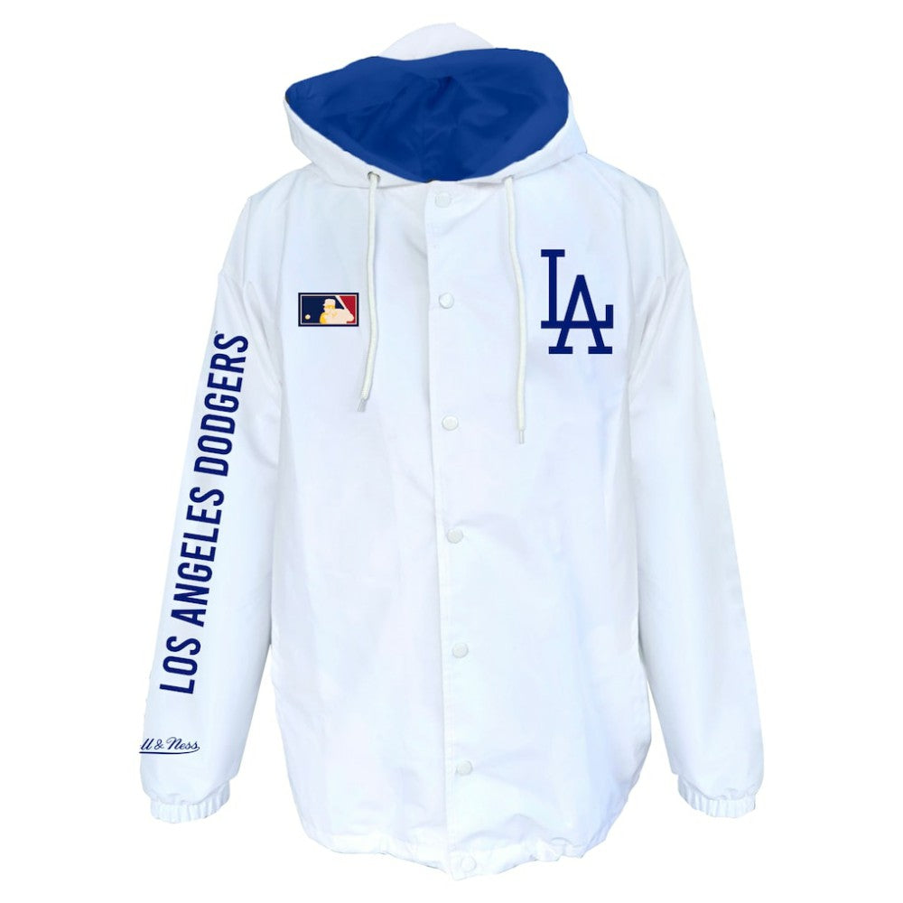 Los Angeles Dodgers Mitchell & Ness Big & Tall Full-Snap Hooded Jacket On Sale