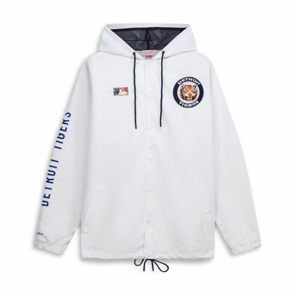 Detroit Tigers Mitchell & Ness Big & Tall Full-Snap Hooded Jacket Near Me