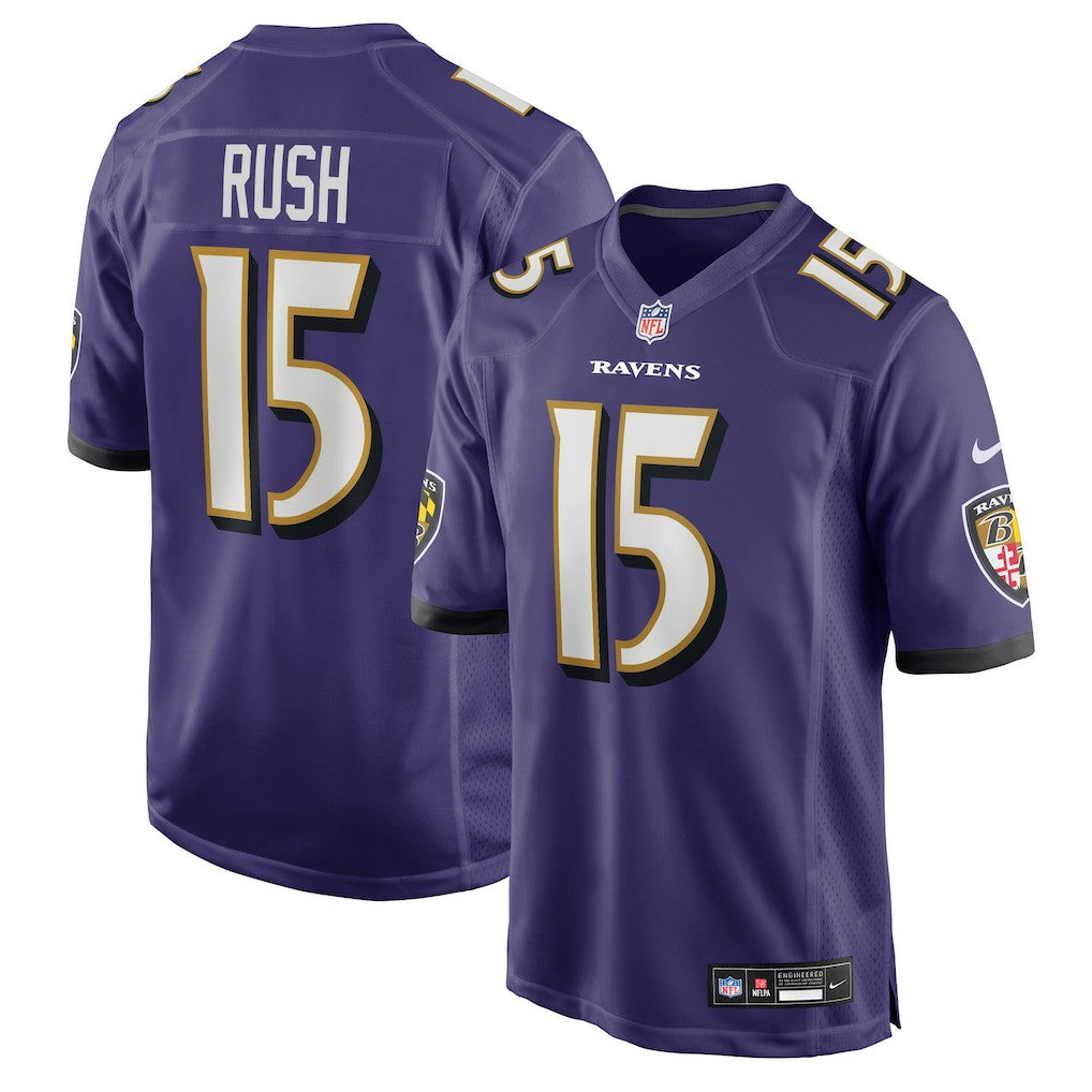Cooper Rush Baltimore Ravens Team Game Jersey - Purple | NFL Jerseys