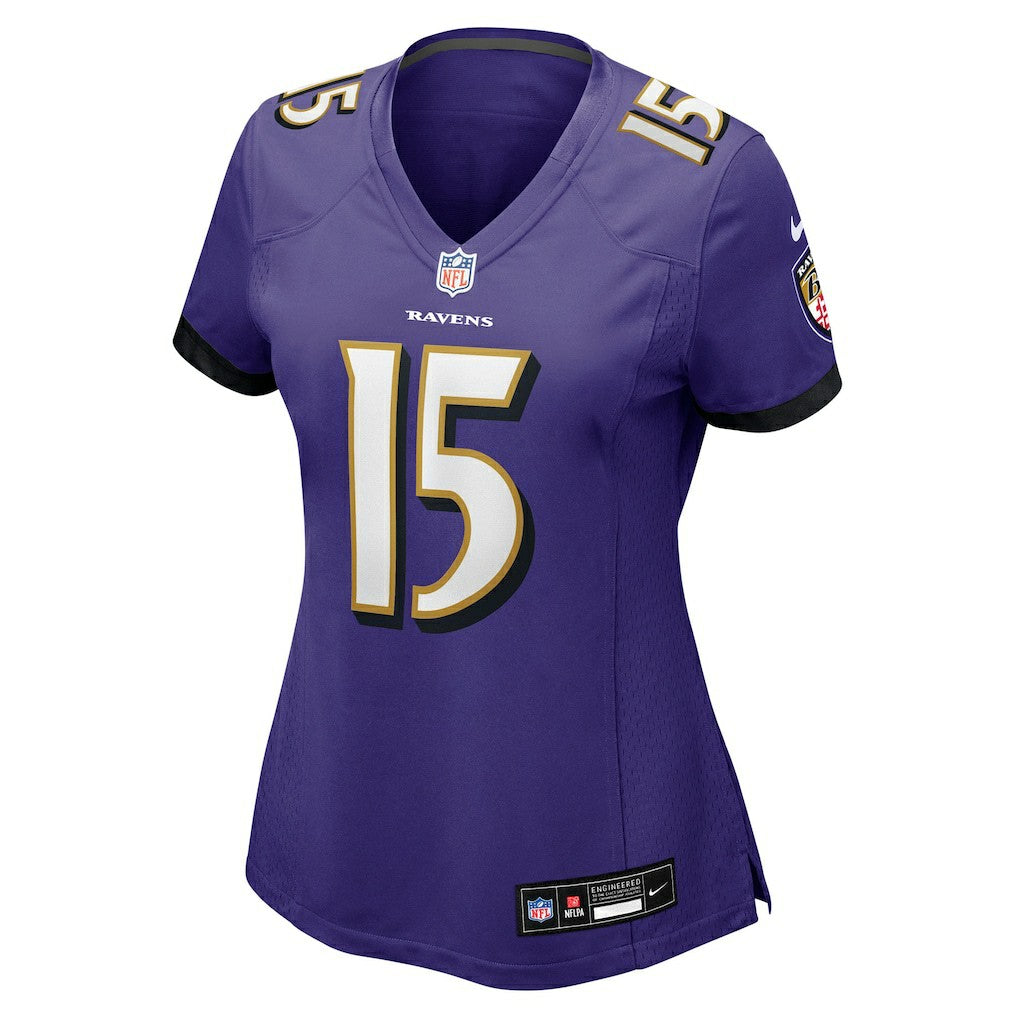Cooper Rush Baltimore Ravens Women's Team Game Jersey - Purple | NFL Jerseys