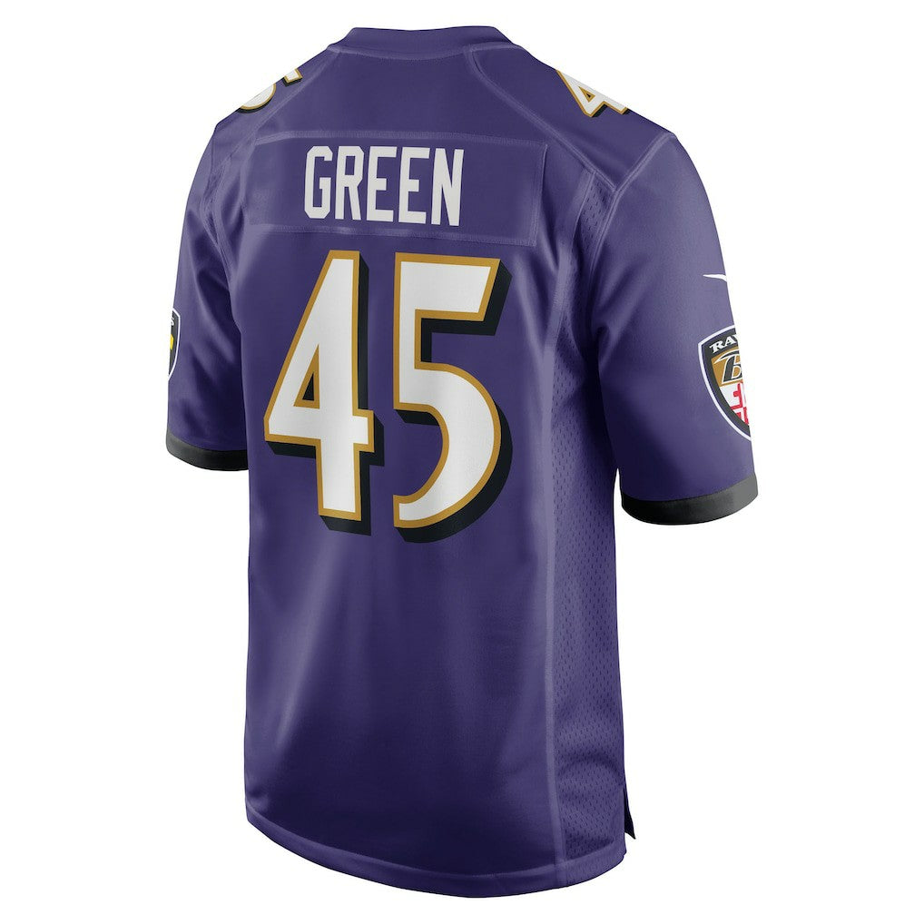 Mike Green Baltimore Ravens Team Game Jersey Purple - Nike