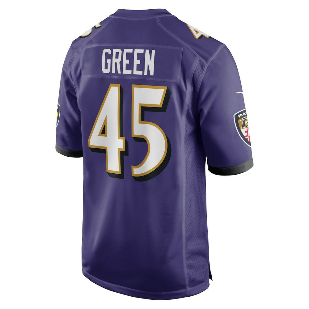 Mike Green Baltimore Ravens Team Game Jersey Purple - Nike