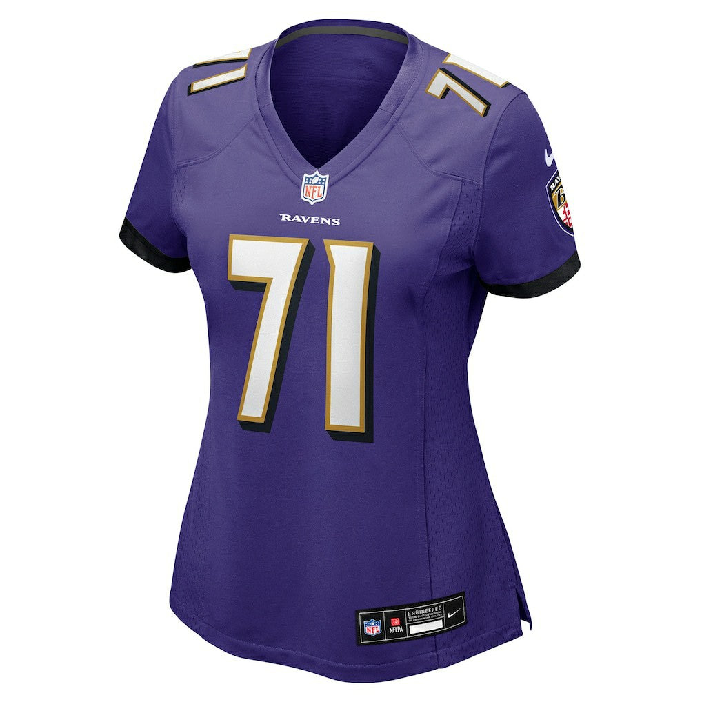Carson Vinson Baltimore Ravens Women's Team Game Jersey Purple - Nike