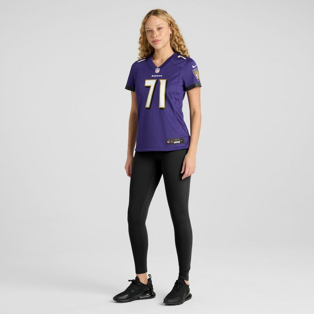 Carson Vinson Baltimore Ravens Women's Team Game Jersey - Purple | NFL Jerseys