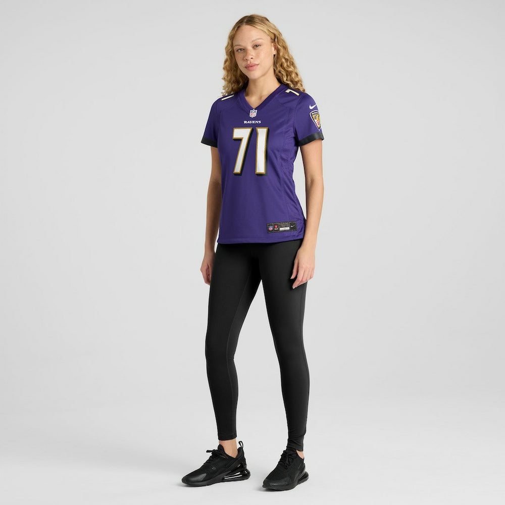 Carson Vinson Baltimore Ravens Women's Team Game Jersey Purple - Nike