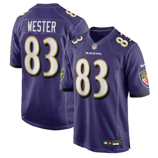 LaJohntay Wester Baltimore Ravens Team Game Jersey - Purple | NFL Jerseys