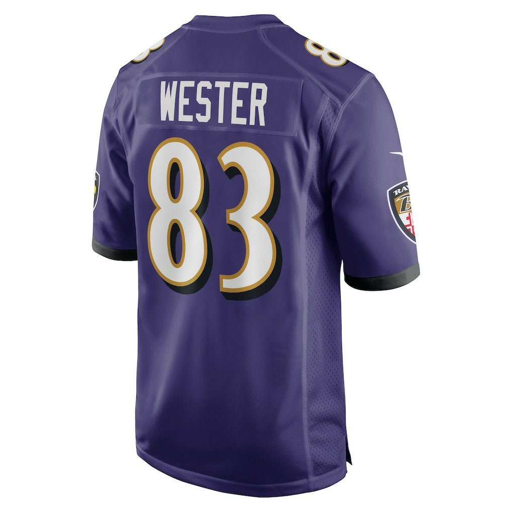 LaJohntay Wester Baltimore Ravens Team Game Jersey Purple - Nike