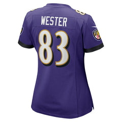 LaJohntay Wester Baltimore Ravens Women's Team Game Jersey Purple - Nike