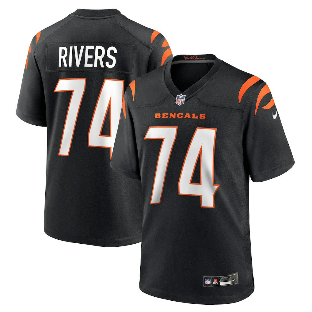 Jalen Rivers Cincinnati Bengals Team Game Jersey Black - Nike