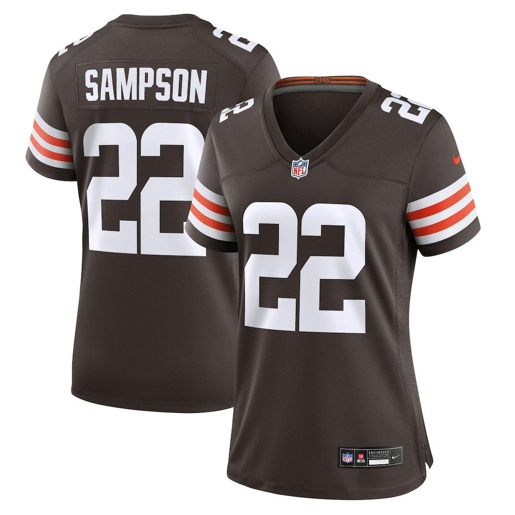 Dylan Sampson Cleveland Browns Women's Team Game Jersey Brown - Nike