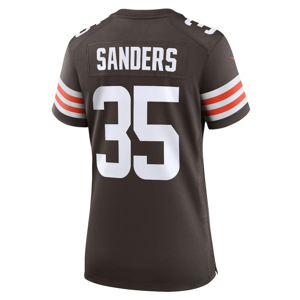 Raheim Sanders Cleveland Browns Women's Team Game Jersey Brown - Nike