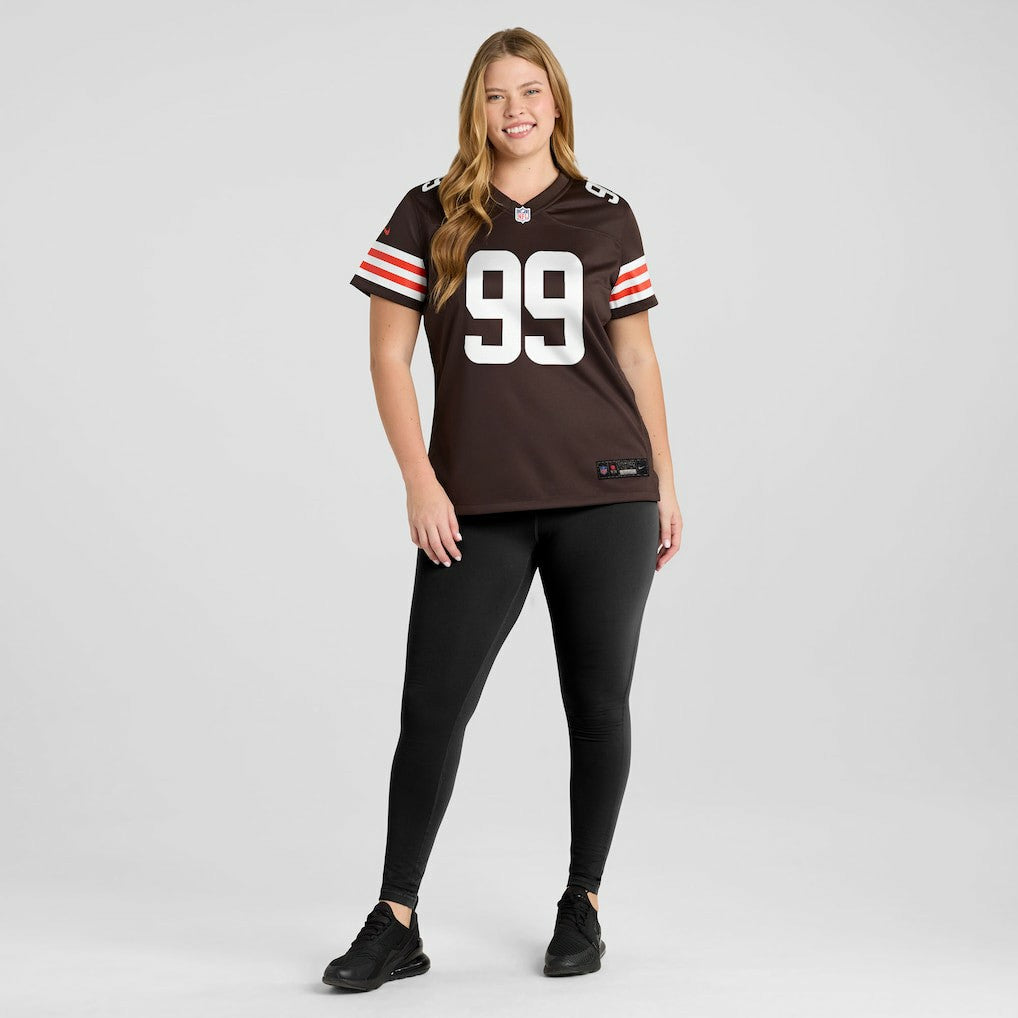 Cameron Thomas Cleveland Browns Women's Team Game Jersey Brown - Nike