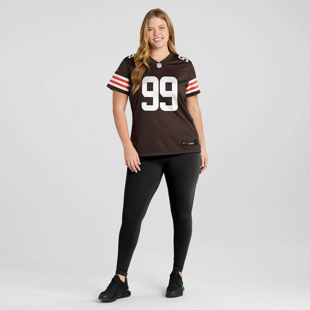 Cameron Thomas Cleveland Browns Women's Team Game Jersey Brown - Nike