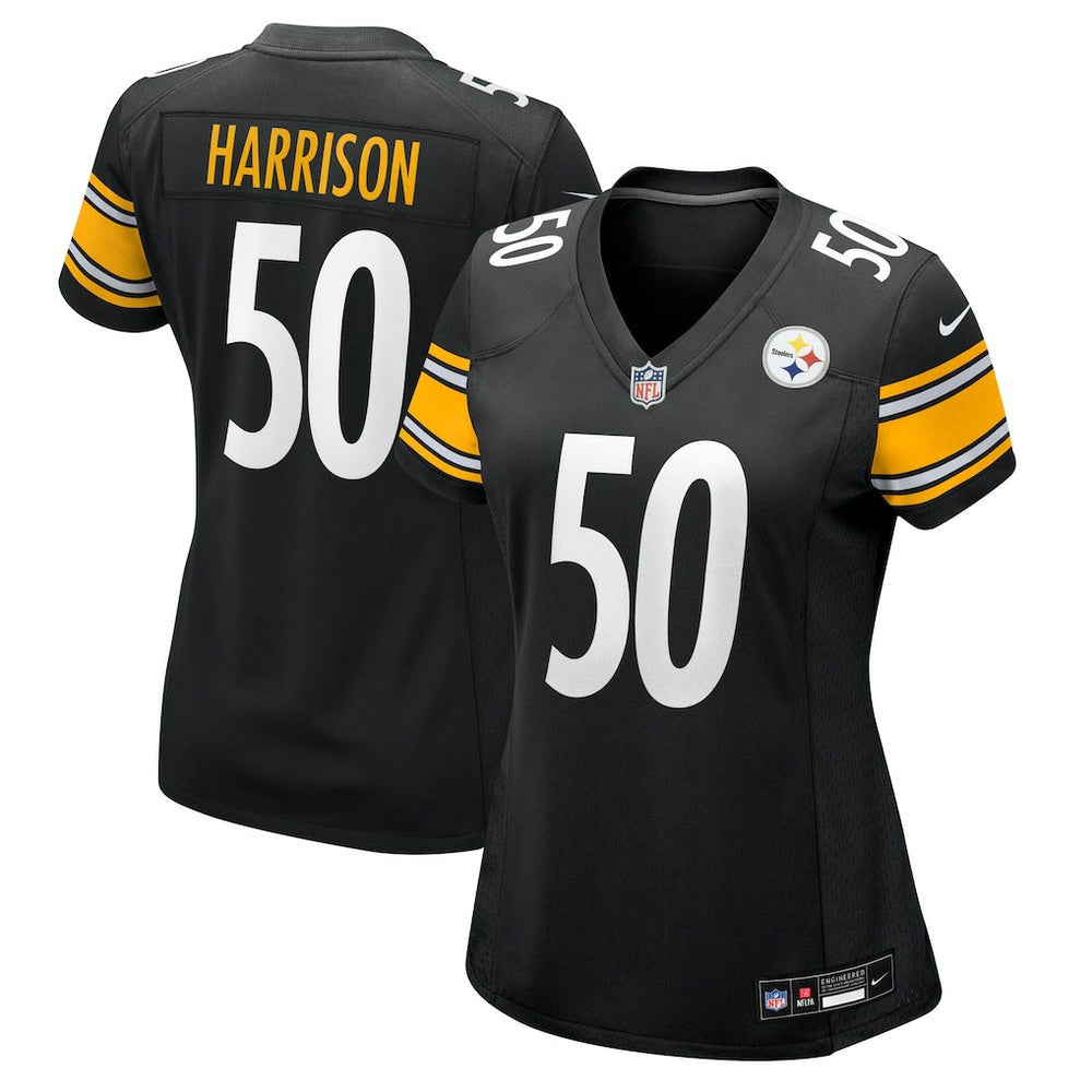 Malik Harrison Pittsburgh Steelers Women's Team Game Jersey Black - Nike