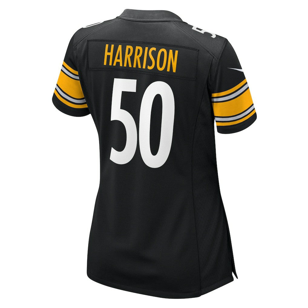 Malik Harrison Pittsburgh Steelers Women's Team Game Jersey Black - Nike