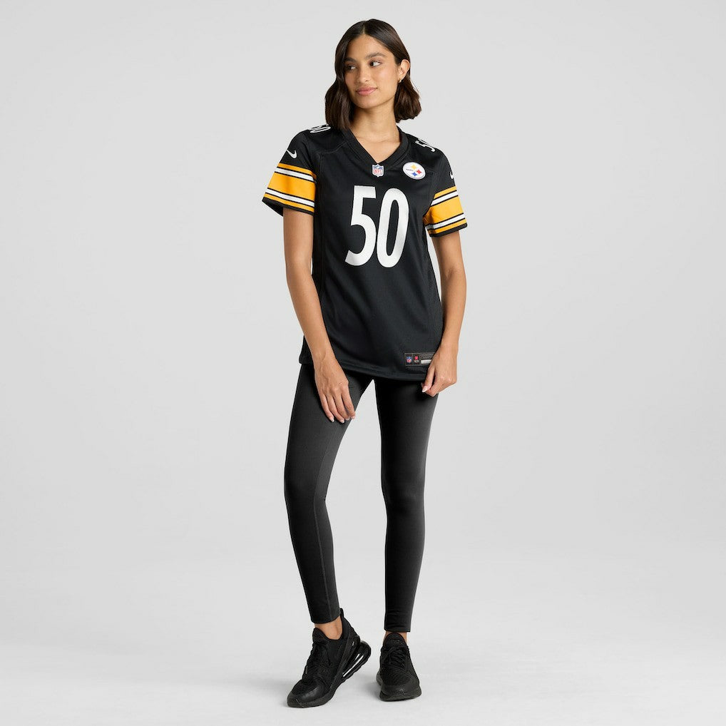 Malik Harrison Pittsburgh Steelers Women's Team Game Jersey Black - Nike