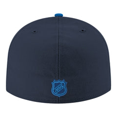 Winnipeg Jets - New Era Core Logo Two-Tone 59FIFTY Fitted Hat Navy