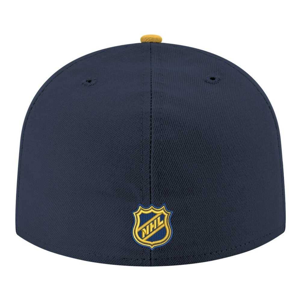 Nashville Predators - New Era Core Logo Two-Tone 59FIFTY Fitted Hat Navy