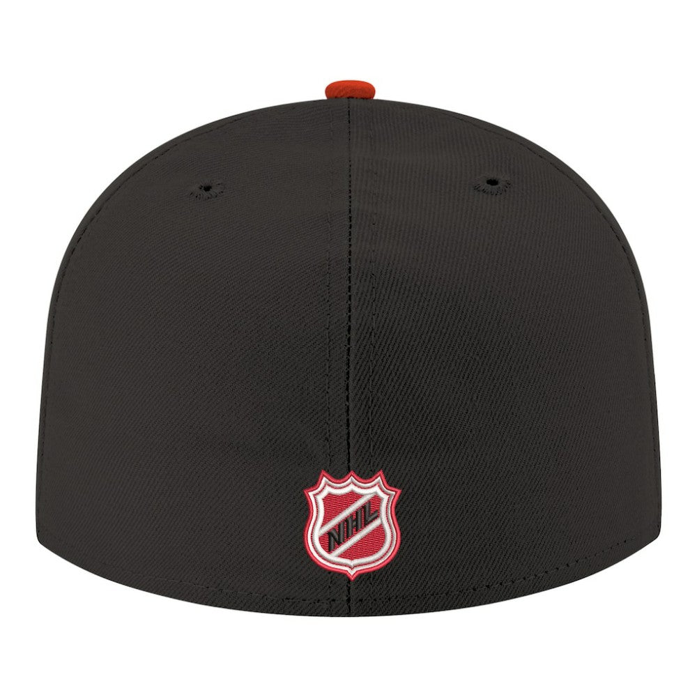 New Jersey Devils - New Era Core Logo Two-Tone 59FIFTY Fitted Hat Black