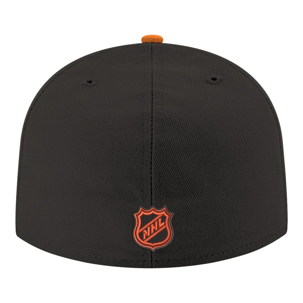 Philadelphia Flyers - New Era Core Logo Two-Tone 59FIFTY Fitted Hat Black