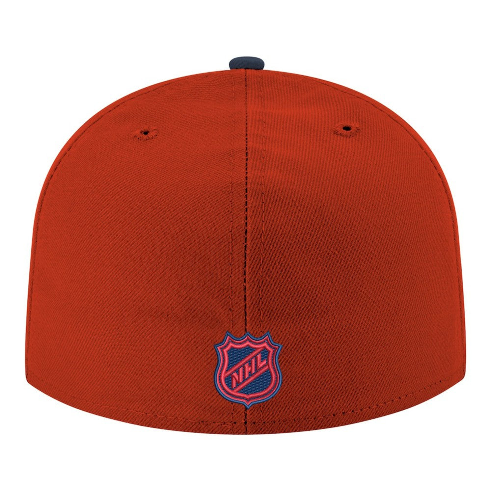 Montreal Canadiens - New Era Core Logo Two-Tone 59FIFTY Fitted Hat Red