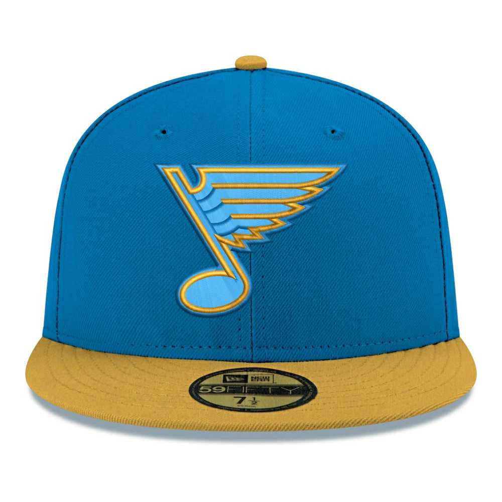 St. Louis Blues - New Era Core Logo Two-Tone 59FIFTY Fitted Hat Blue
