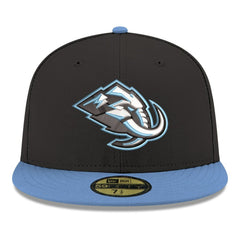 Utah Mammoth - New Era Core Logo Two-Tone 59FIFTY Fitted Hat Black