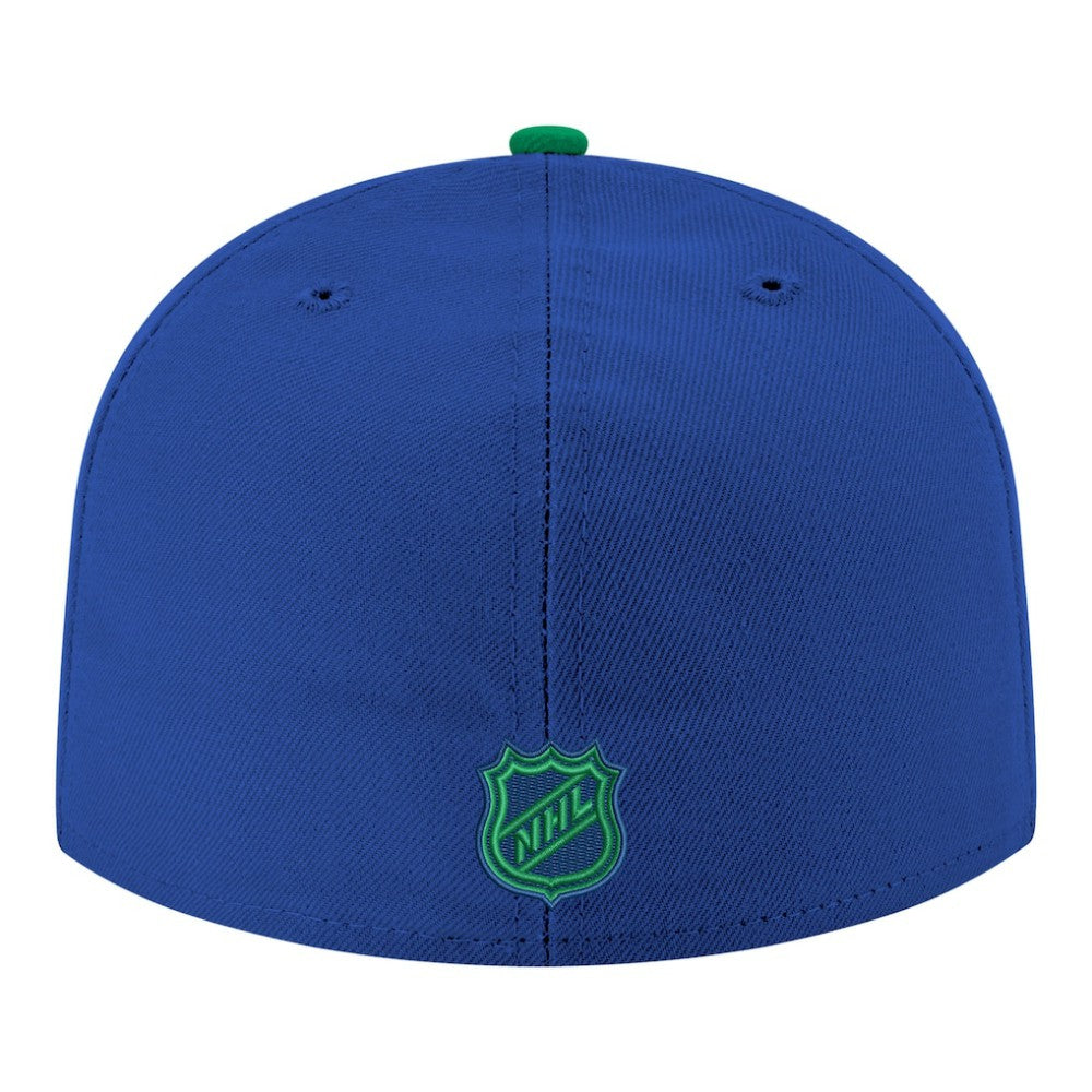 Vancouver Canucks - New Era Core Logo Two-Tone 59FIFTY Fitted Hat Blue