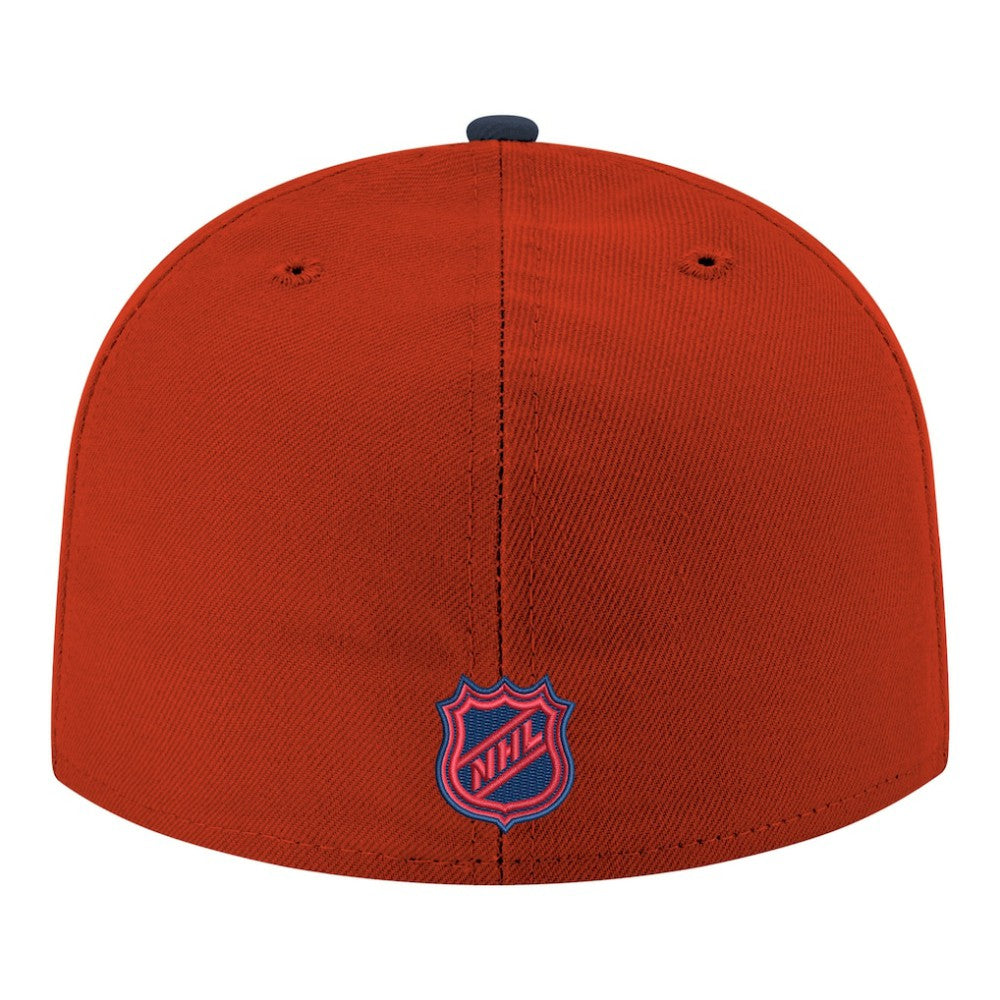 Washington Capitals New Era Core Logo Two-Tone 59FIFTY Fitted Hat Red